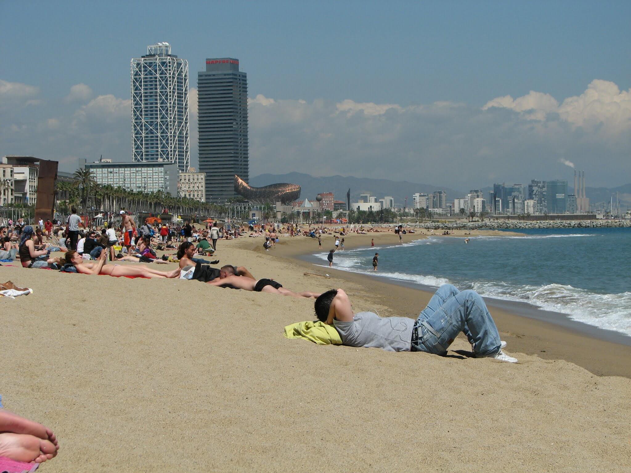 Barceloneta Beach Barcelona La Barceloneta Beach Barcelona