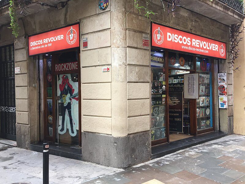 Classic Barcelona Vinyl Shop Discos Revolver