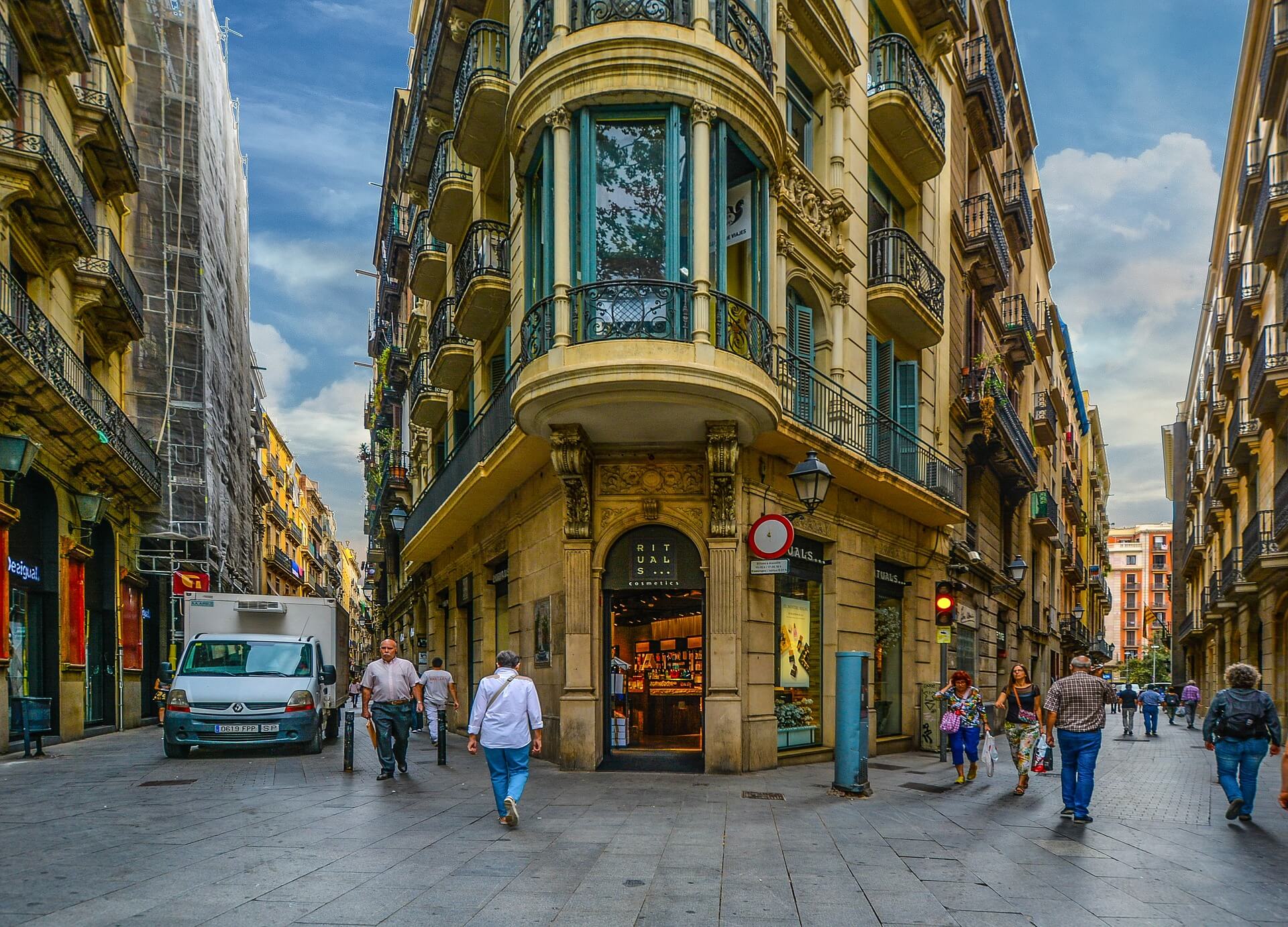 Gothic Quarter Barcelona Streets Gothic Quarter Marijuana Museum Barcelona