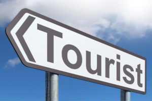 Tourist Tourist Cannabis Barcelona Sign