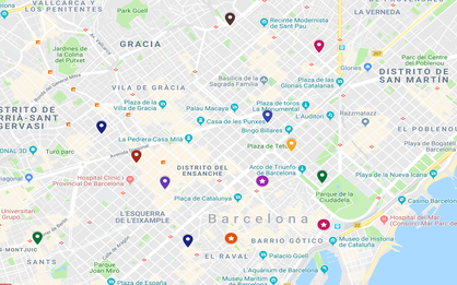 Weed Map of Barcelona