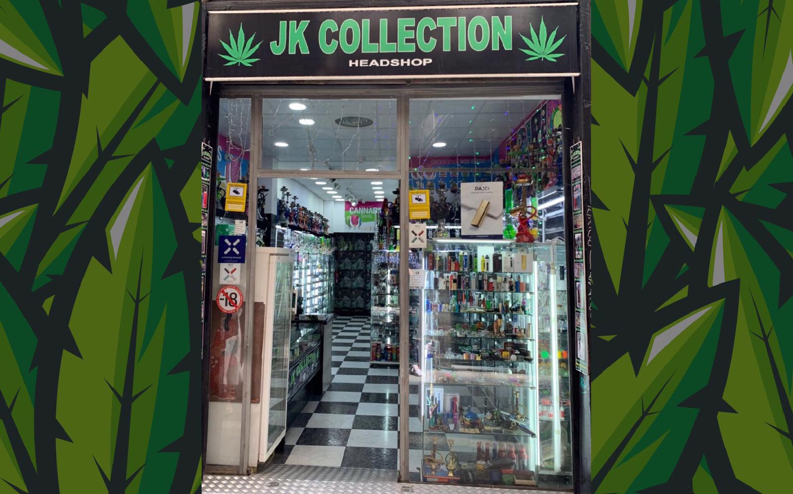 jk collection grow shop headshop seed bank barcelona coffeeshop